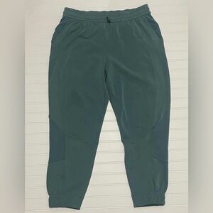 Lululemon Softstreme Green Ribbed Jogger
